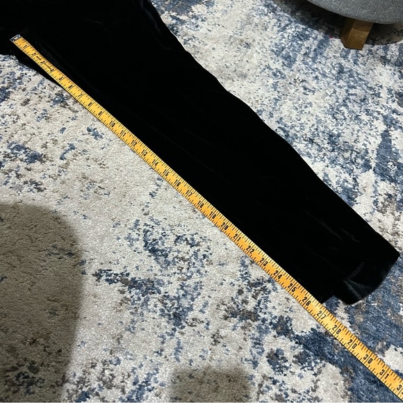 Chicos Black Velour Silk Blend Dress Pants Size 16 - Picture 11 of 11